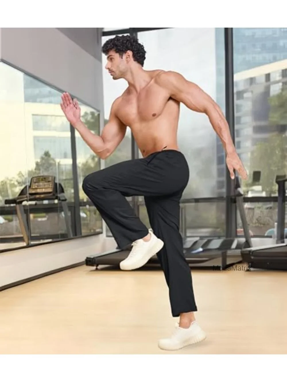 Quick Dry Stretch Joggers with Zipper Pockets for Men Athletic Track Pants